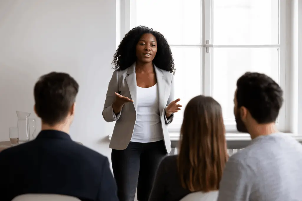 personal brand storytelling, yourcreativecatalyst.com,Black woman, speaking